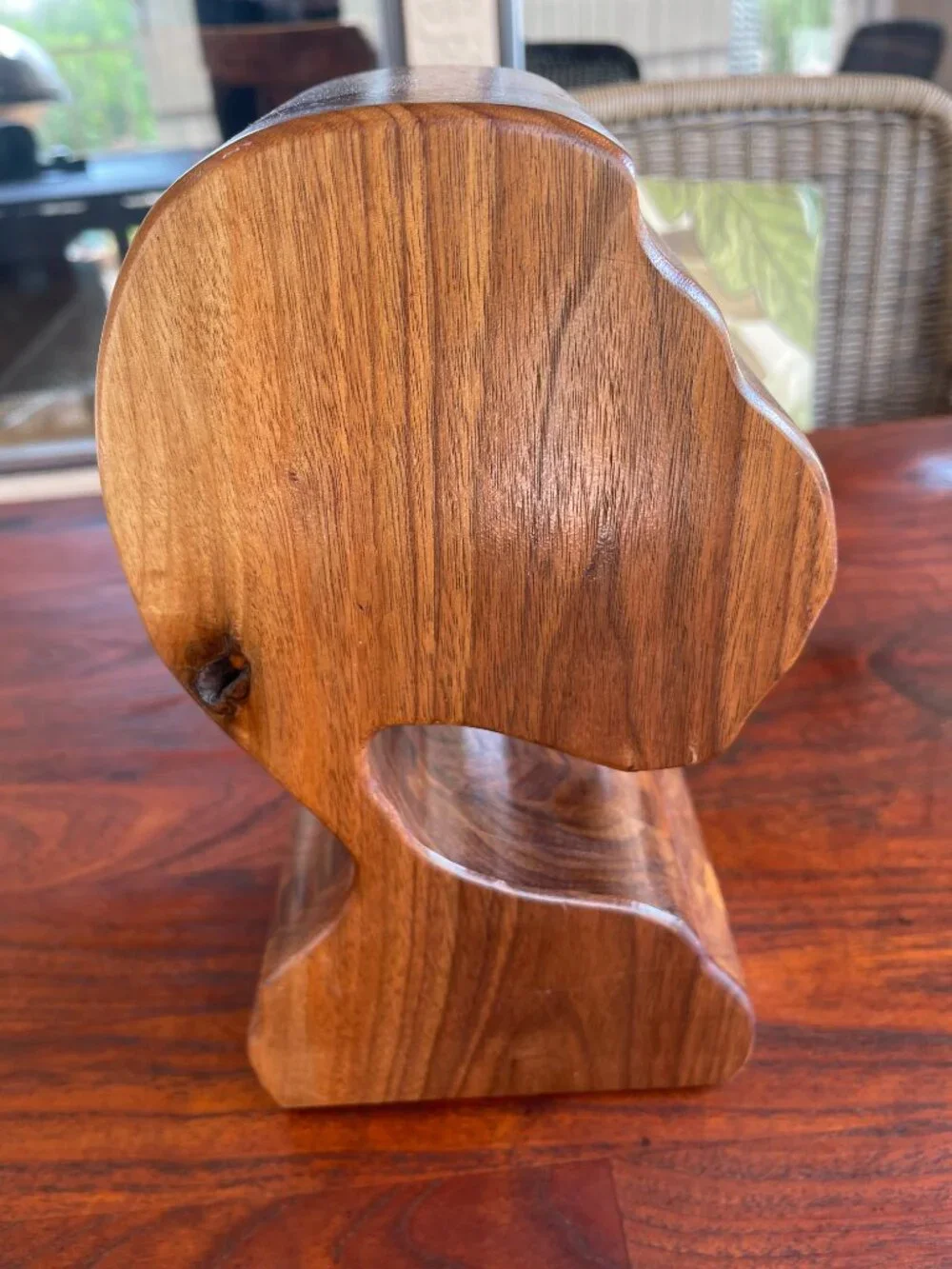 Handcrafted USA 1980's David Behl Bandsaw 3 Wooden Drawers Jewelry Box